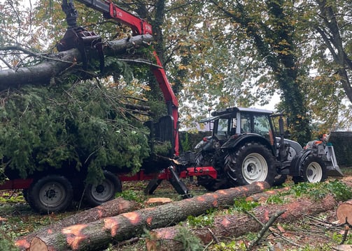 a tregrom le débardage en tracteur