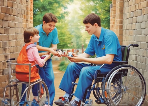A person holds a rainbow flag and a colorful protest sign that reads 'Some parents are their child's first bully... GSA's save lives!' The background shows other people, some wearing jackets.