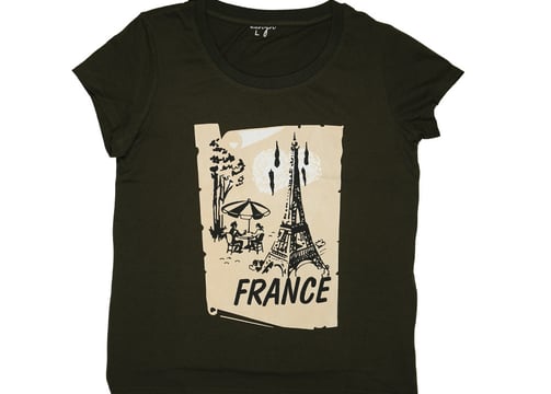 Printed Ladies T Shirt Recycled fabric