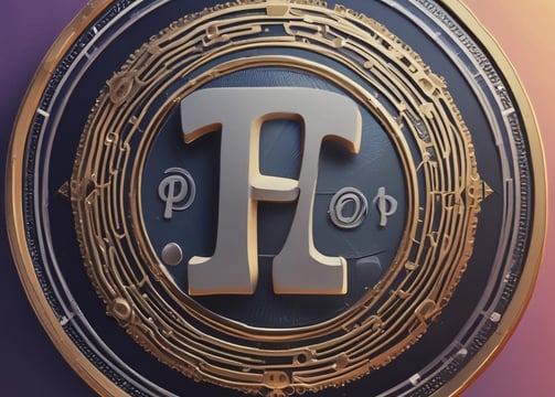 Gold coins featuring the Bitcoin symbol are scattered among green foliage and small white rocks. One coin has a distinctive red Bitcoin symbol, drawing attention.