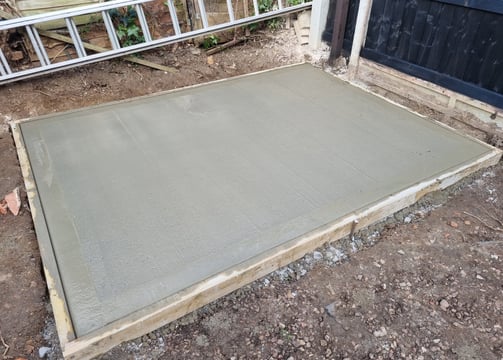 Concrete bases - lawtons landscapes 