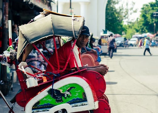 Becak Traditional Publik Transport
