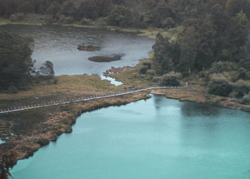Color Lake Dieng Plateau