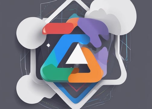 A smartphone displaying the 'Copilot' application screen, featuring a colorful logo and tagline 'Everyday AI companion'. The background consists of blurred images of digital applications such as Google Flights, Hotels, and Maps, suggesting various functionalities.