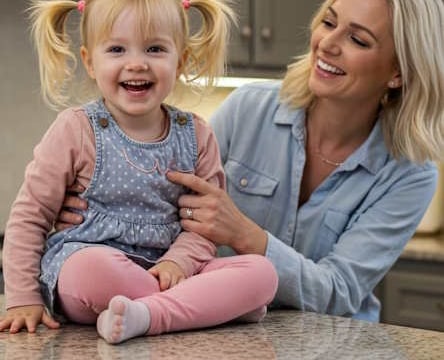 mother and toddler daughter