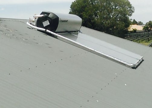 Service solahart solar water heater