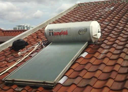 Service solahart solar water heater