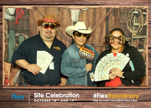 Flex celebration - DSLR photo booth Austin, TX