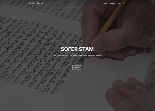 Brand Website design, great for selling multiple products in set categories