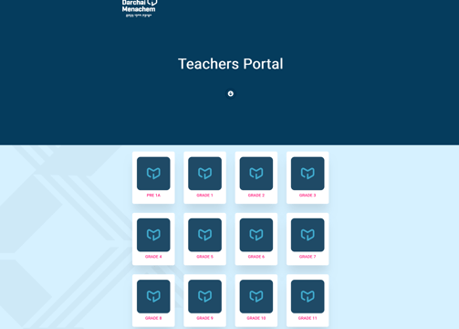 Easy to use web design Simple Teachers Portal For A School