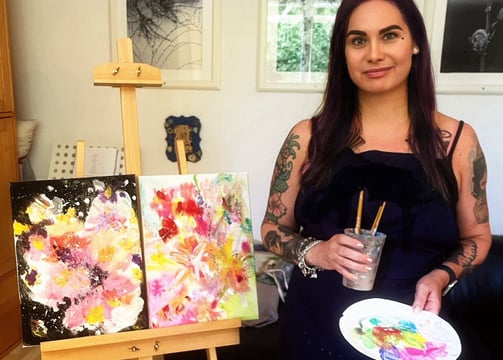 Kreatives Wohlbefinden durch Collage – Ein Workshop mit Diana
