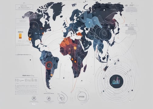 A futuristic and digital-themed image features a stylized circuit board with the words 'Open AI' in bold, glowing letters. Above it is a design that resembles an AI or robot face with neon accents. The background consists of a network of interconnected blue lines and nodes, suggesting themes of technology and connectivity.