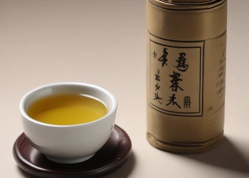 clear tea cup on brown surface