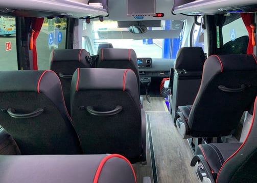 Autobuses económicos también para grupos pequeños