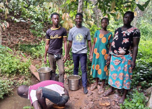 Fetching water from the stream