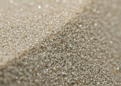 silica sand