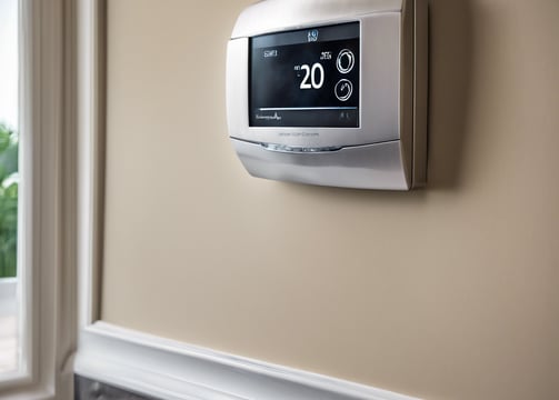 a smart phone sitting next to a wireless security camera