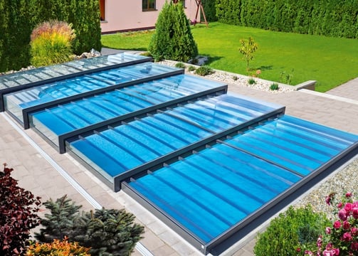 Poolüberdachung