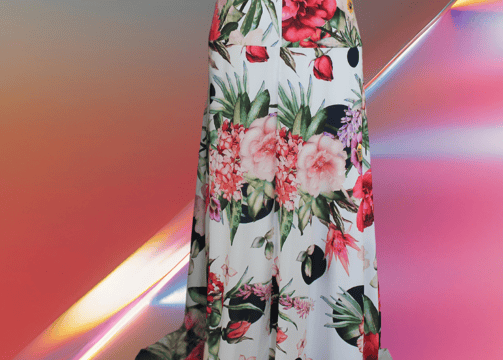 long floral dress