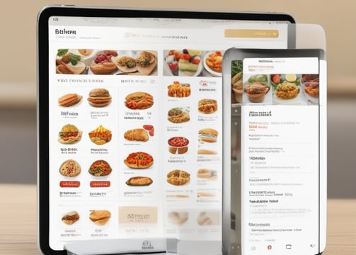 a man riding a skateboard down a street next to tall buildings