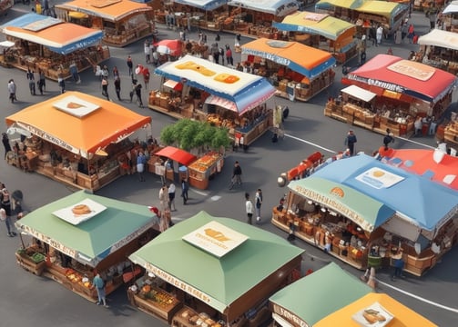 A brightly lit building at night with a sign reading 'TRADER$' and accompanying phrases like 'buy sell lend' and 'we pay cash'. The structure has a red and white facade and is adorned with several windows. A neon 'open' sign is visible in one of the windows.