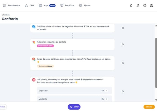 Crie Chatbots com facilidade