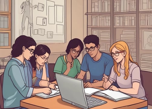 man standing near woman smiling