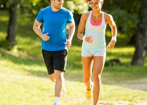 Rongzhiyue: couple running in sportswear
