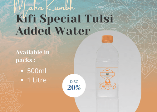 Kifi Kumbh Special Tulsi Added Water