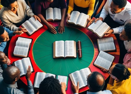 lecture de la bible amourdivinogod avec divers personnes 