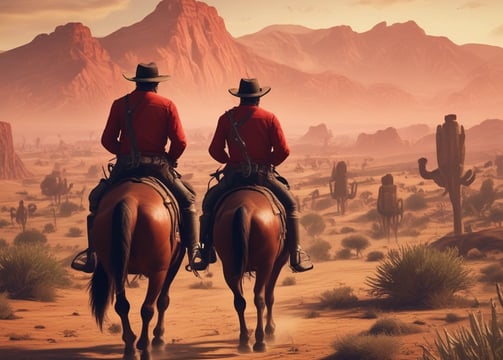 A row of modern gaming setups is arranged neatly along a window-lined wall. Each station includes a high-resolution monitor displaying vivid graphics, a mechanical keyboard with colored lighting, a gaming mouse, and an ergonomic chair. The room is illuminated with ambient blue and purple lights, creating a sleek and futuristic atmosphere.