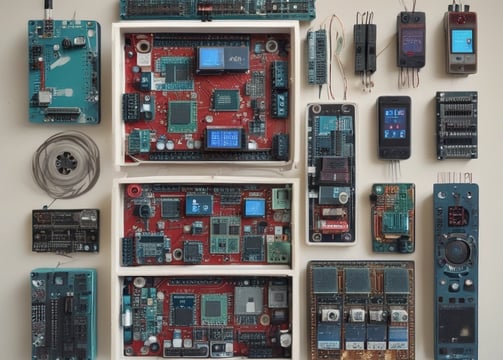 une maison intelligente avec ces capteurs