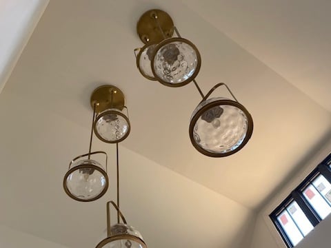 Specialty, custom lighting installation including in areas that require scaffolds or lifts.