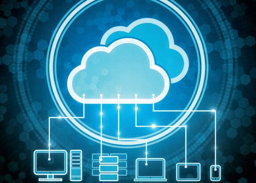 un cloud connecte à des périphériques 