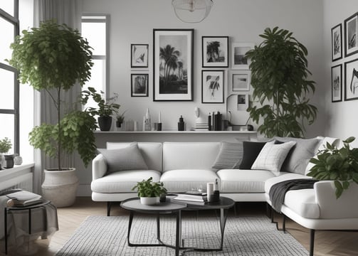 AI staged room