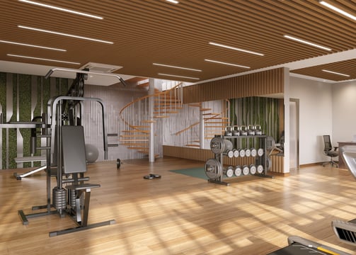 Two floor GYM