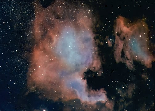 North American and Pelican Nebulas