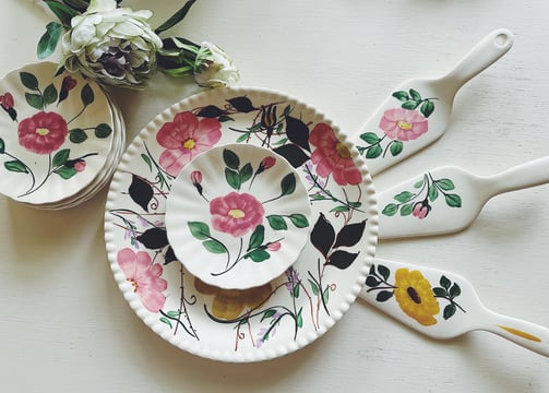 Blue Ridge China Pink Floral