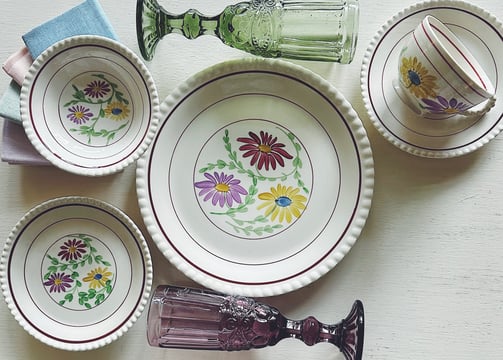 Vintage Glassware, Pottery
