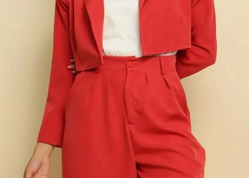 Conjunto de Calça e Blazer - Vivalu