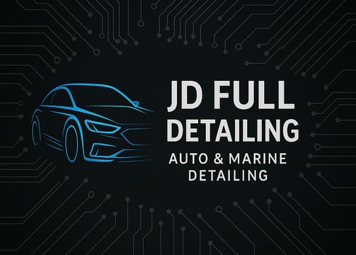 “High-gloss ceramic coating finish on black vehicle”