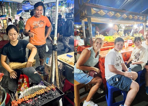 bali food tour: night market adventure