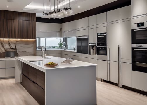 Cocina moderna Blanco super matte tacto suave