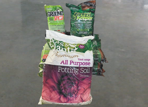 Potting Soil/ Grass seeds/ Lawn Fertilizer