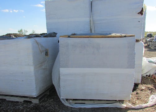 Mulch in large bags