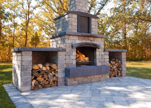 Outdoor Fireplace - Barkman