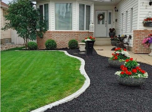 Rubber mulch