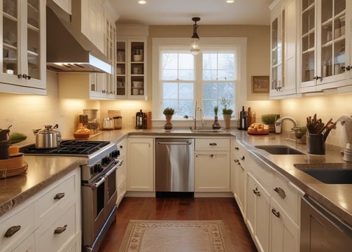 gray steel 3-door refrigerator near modular kitchen