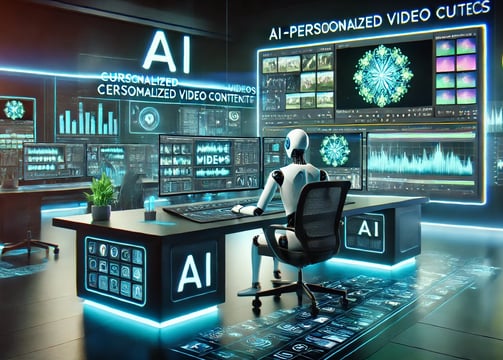 A state-of-the-art AI-powered video production suite where personalised video content is generated. 