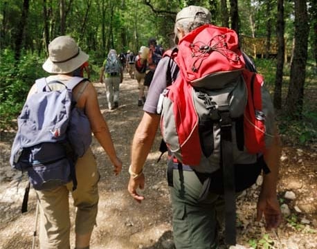 Transferts de bagages entre hébergements, idéal randonneurs.